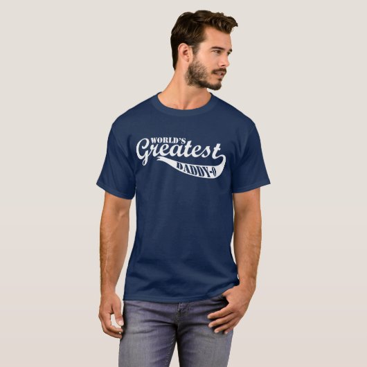 De grootste papa-O ter wereld T-shirt (Voorkant volledig)