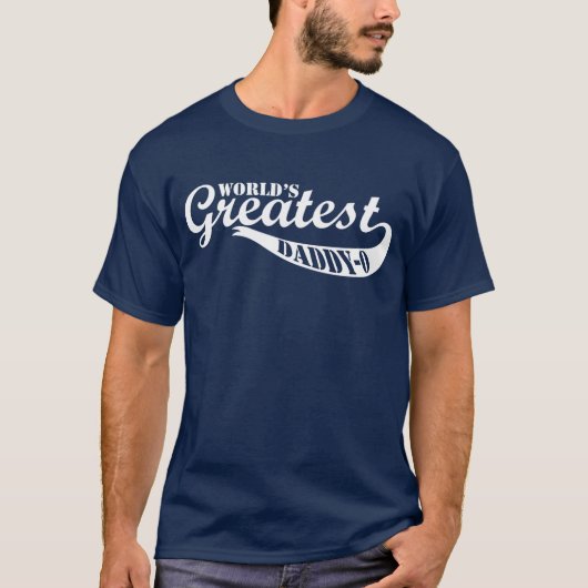 De grootste papa-O ter wereld T-shirt (Voorkant)