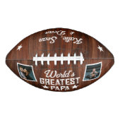 De grootste Papa Star-Vaderdag ter wereld American Football (Voorkant)