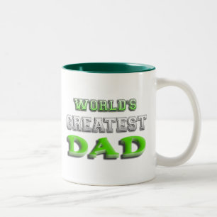 De Grootste Papa van de wereld Tweekleurige Koffiemok