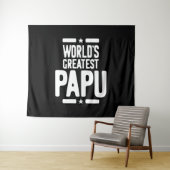 De grootste papu-priester cadeau ter wereld wandkleed (In Situ (horizontaal))