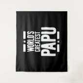 De grootste papu-priester cadeau ter wereld wandkleed (Voorkant)