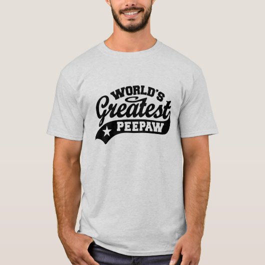 De grootste PeePaw ter wereld T-shirt (Voorkant)
