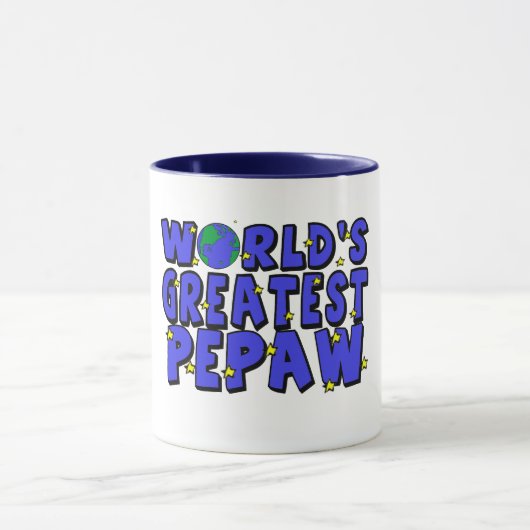 De grootste pepaw ter wereld mok (Midden)