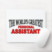 De grootste persoonlijke assistent ter wereld muismat (Met muis)