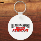 De grootste persoonlijke assistent ter wereld sleutelhanger (Voorkant)