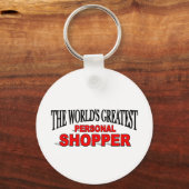 De grootste persoonlijke shopper ter wereld sleutelhanger (Voorkant)