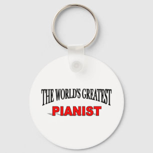 De grootste pianist ter wereld sleutelhanger