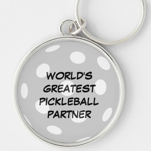 De grootste Pickleball Partner ter wereld Sleutelhanger (Voorkant)