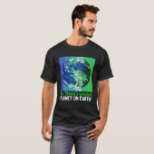 De grootste planeet ter wereld op Aardedag T-shirt (Voorkant volledig)