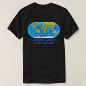 De grootste planeet ter wereld t-shirt (Design voorkant)