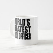De grootste politieagent ter wereld koffiemok (Voorkant links)