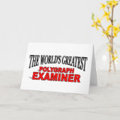 De grootste Polygraph van de Wereld Examinator Kaart (Gele Bloem)