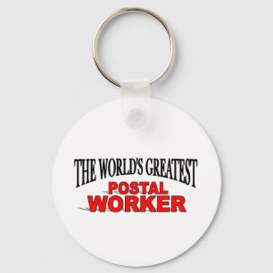 De grootste postarbeider ter wereld sleutelhanger