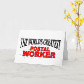 De grootste PostArbeider van de Wereld Kaart (Gele Bloem)