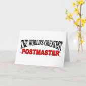 De grootste Postbeambte van de Wereld Kaart (Gele Bloem)