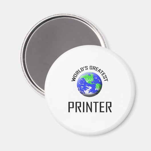De grootste printer ter wereld magneet (Voorkant / Achterkant)