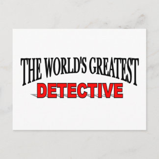 De grootste rechercheur ter wereld briefkaart