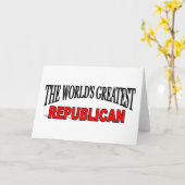 De grootste Republikein ter wereld Kaart (Gele Bloem)