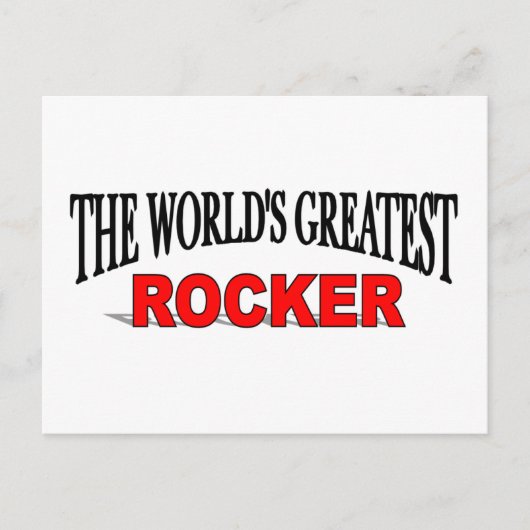De grootste Rocker ter wereld Briefkaart (Voorkant)