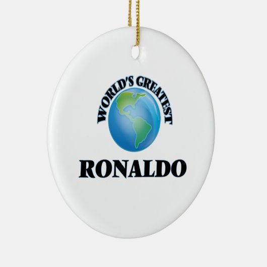 De grootste Ronaldo ter wereld Keramisch Ornament (Rechts)