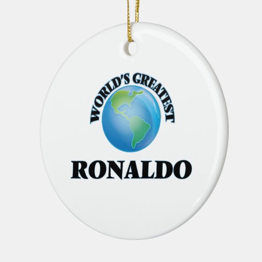 De grootste Ronaldo ter wereld Keramisch Ornament (Links)