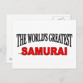De grootste Samurai ter wereld Briefkaart (Voorkant / Achterkant)