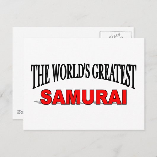 De grootste Samurai ter wereld Briefkaart (Voorkant / Achterkant)