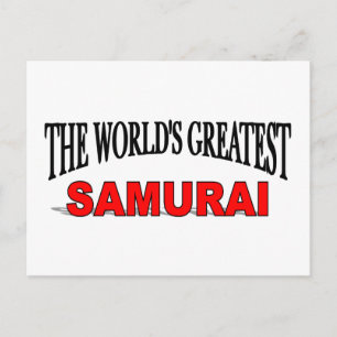 De grootste Samurai ter wereld Briefkaart