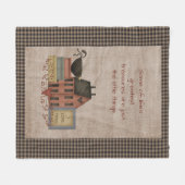 De grootste schatten in het leven - primitief land fleece deken (Voorkant (Horizontaal))