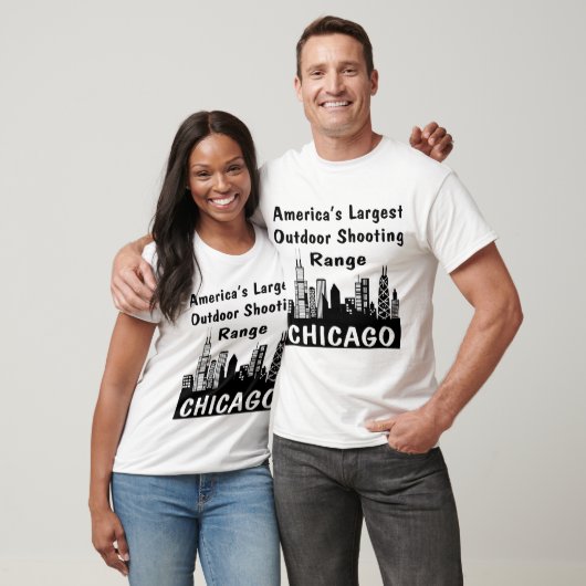 De grootste schietbaan in Chicago Amerika T-shirt (Unisex)