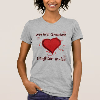 De grootste schoondochter ter wereld t-shirt