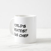 'De grootste sous Chef'-Mok ter wereld Koffiemok (Voorkant links)