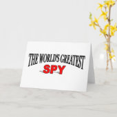 De grootste spion ter wereld kaart (Gele Bloem)