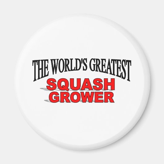 De grootste squashteler ter wereld magneet (Voorkant)
