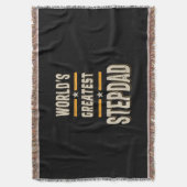 De grootste stap-pap van de wereld Funny Stepfathe Deken (Voorkant Verticaal)