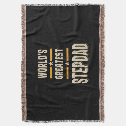 De grootste stap-pap van de wereld Funny Stepfathe Deken (Voorkant Verticaal)