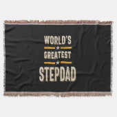 De grootste stap-pap van de wereld Funny Stepfathe Deken (Voorkant)