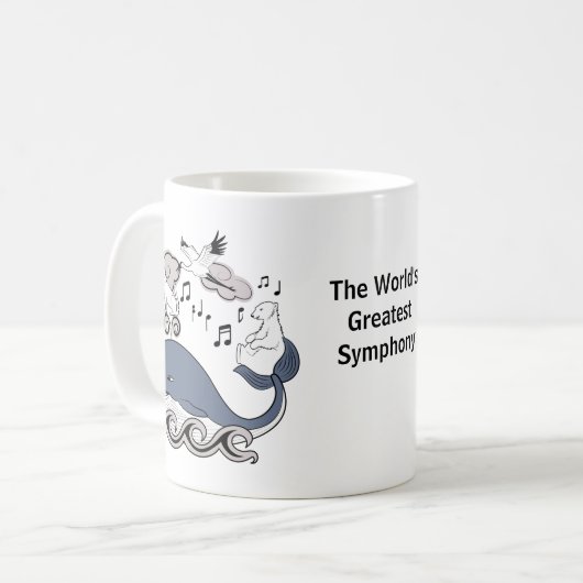 De grootste symfonie ter wereld koffiemok (Voorkant links)