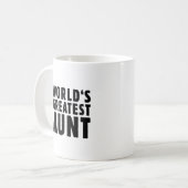 De grootste tante ter wereld koffiemok (Voorkant links)