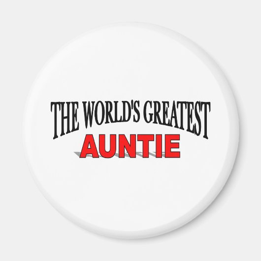 De grootste tante ter wereld magneet (Voorkant)