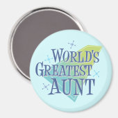 De grootste tante ter wereld magneet (Voorkant / Achterkant)