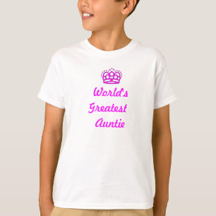 De grootste tante ter wereld t-shirt