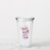 De grootste ter wereld  | Dance Gift for Teacher Acryl Drinkbeker (Achterkant)
