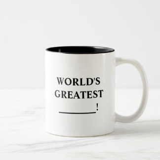 De grootste ter wereld tweekleurige koffiemok