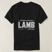 De grootste tijd is een LAMB, geen geit Chri T-shirt (Design voorkant)