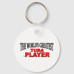 De grootste Tuba-speler ter wereld Sleutelhanger