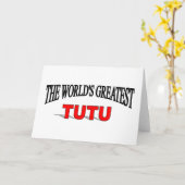 De grootste TuTu ter wereld Kaart (Gele Bloem)