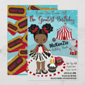 De grootste uitnodiging van de Birthday Kaart (Voorkant / Achterkant)