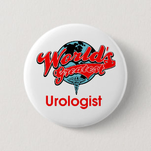 De grootste uroloog ter wereld ronde button 5,7 cm